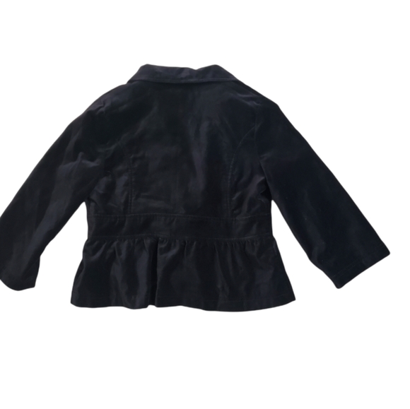Justice Jackets & Coats Justice Girls Black Velvet Blazer Poshmark